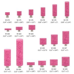 FUKA หินแต่งแม่พิมพ์ แกน 6 mm ทรงกระบอก (Mounted Point W series) W-153 ถึง W-242