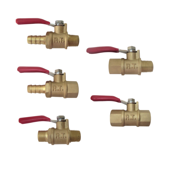 RT บอลวาล์วสำหรับลม ITALY SPEC 1/4"