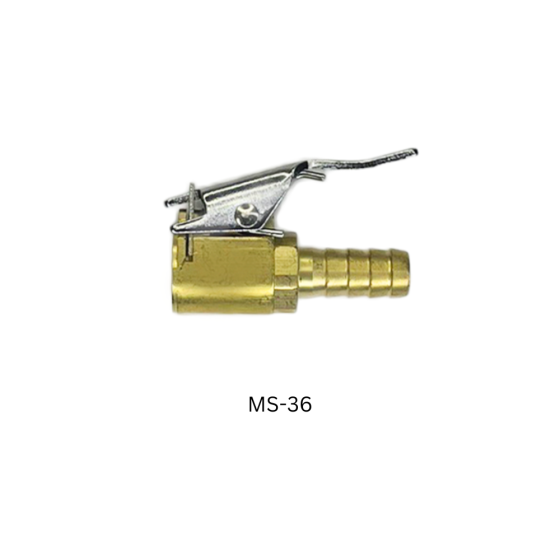 MISUI  หัวเติมลมแบบล็อกได้ ลมปิด — สวมสายยาง 5/16” (MS-36)